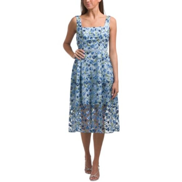 Adrianna Papell Dresses & Skirts - ADRIANNA PAPELL Sleeveless Floral Lace Cocktail Dress